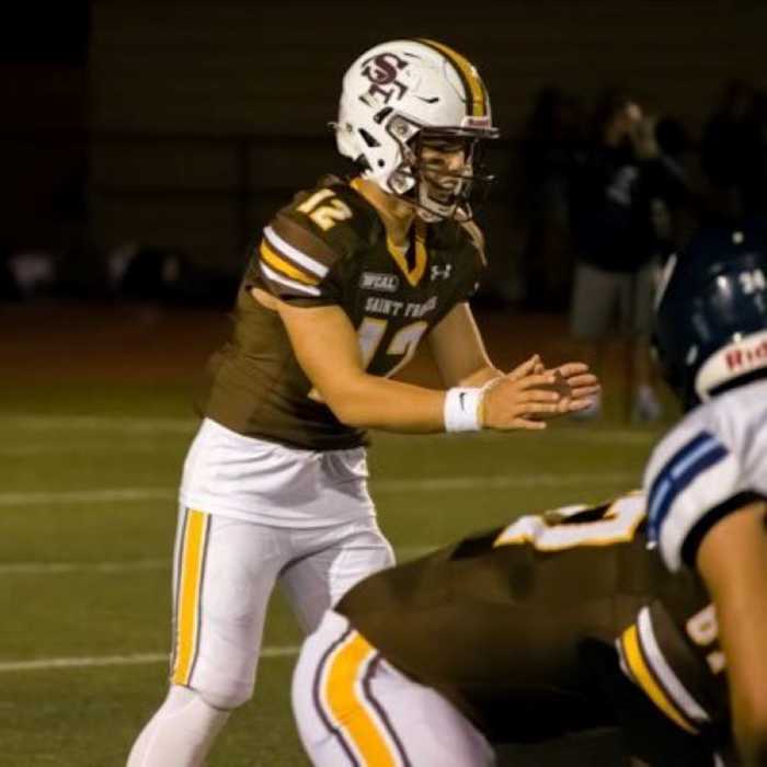 Saint Francis 2025 QB Aaron Knapp courtesy of Aaron Knapp050820233618